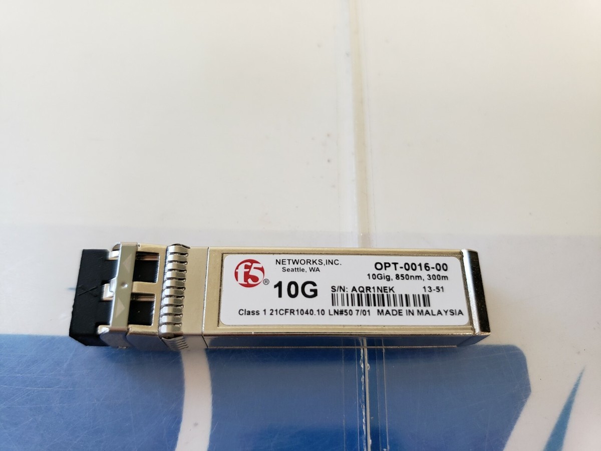 F5 Networks 10G OPT-0016-00 10GBase-SR SFP+ | eBay