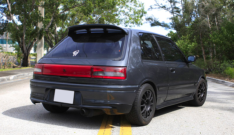 MAZDA 323 BG GTX GTR LOOK SPOILER | eBay