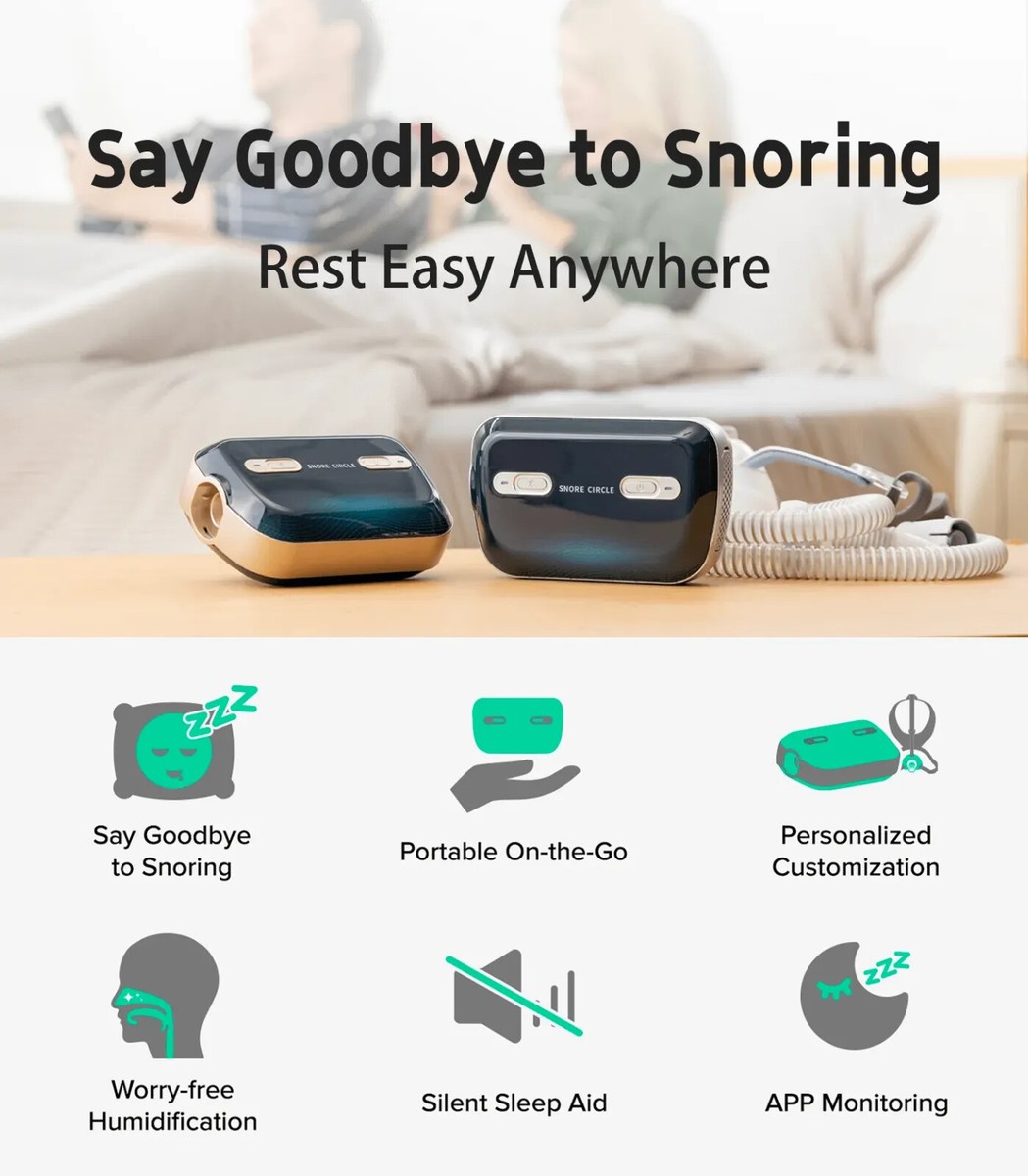 SNORE CIRCLE YA50 VVFLY APAP Device ANTI-SNORING DEVICE By FedEx