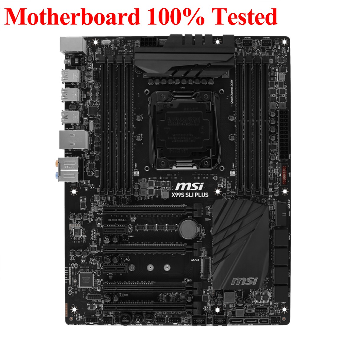FOR MSI X99A SLI PLUS X99 Motherboard Supports 2011-V3CPU DDR4 100