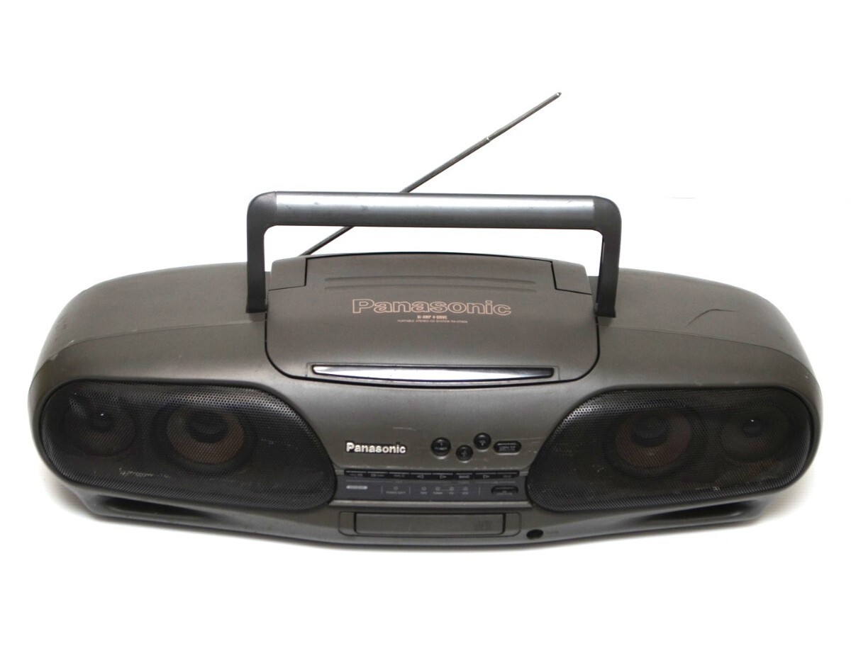 Panasonic RX-DT909 Cobra Top CD Radio Cassette Boombox AM/FM Japan