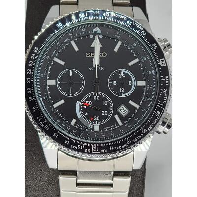 Seiko Men's SSC629 Prospex Chronograph Stainless Steel Watch | eBay