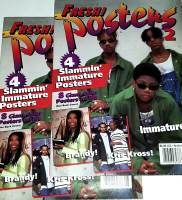 FRESH POSTERS IMMATURE BRANDY KRISS KROSS RAP SOUL FUNK R&B POP