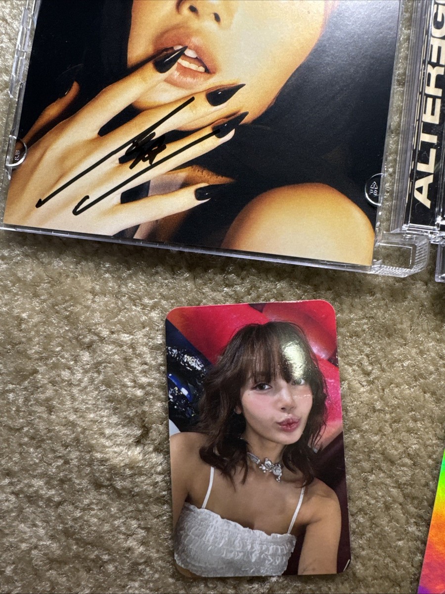 Lisa SIGNED Alter Ego CD Lalisa Blackpink AUTOGRAPHED 100