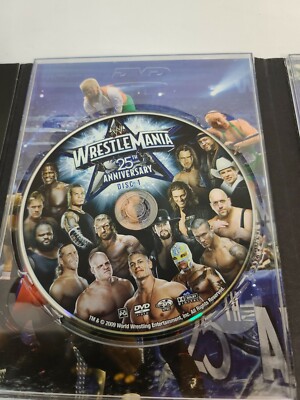WWE WrestleMania XXV 25th Anniversary Wrestling PPV 3-Disc DVD HBK