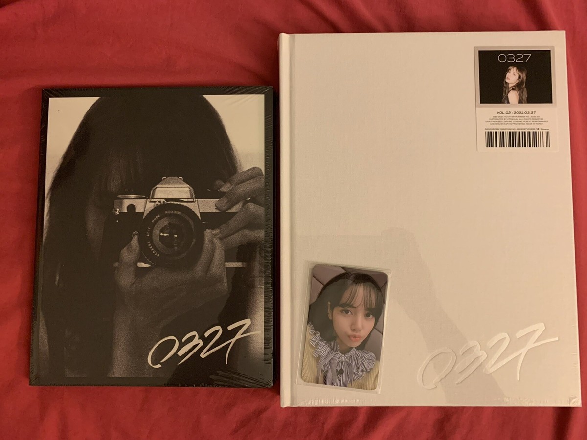 BLACKPINK Lisa Photobook 0327 Vol.1 & Vol. 2 with Lisa Photo Card