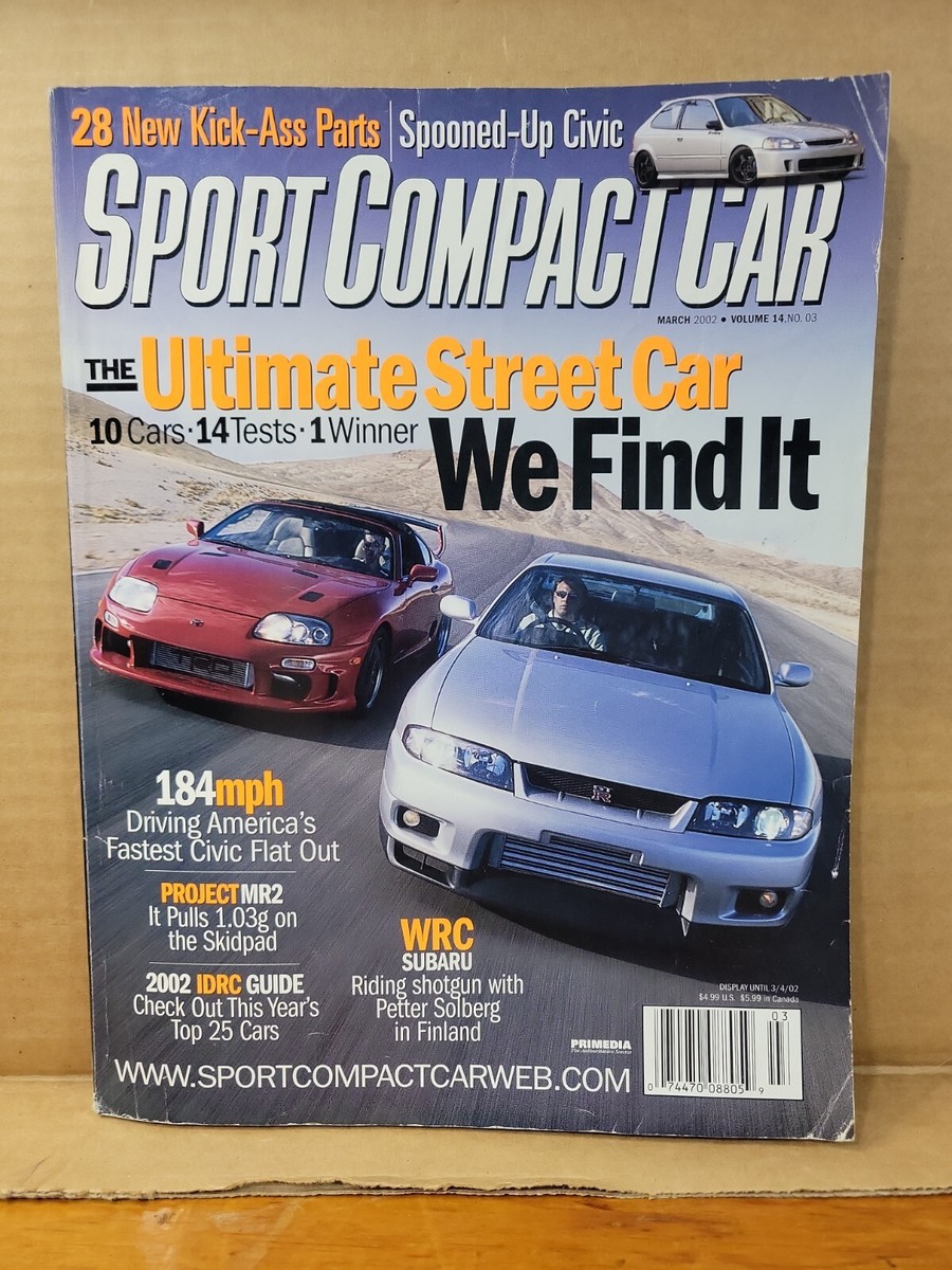 Sport Compact Car Magazine - March 2002 - Skyline, Supra, MR2
