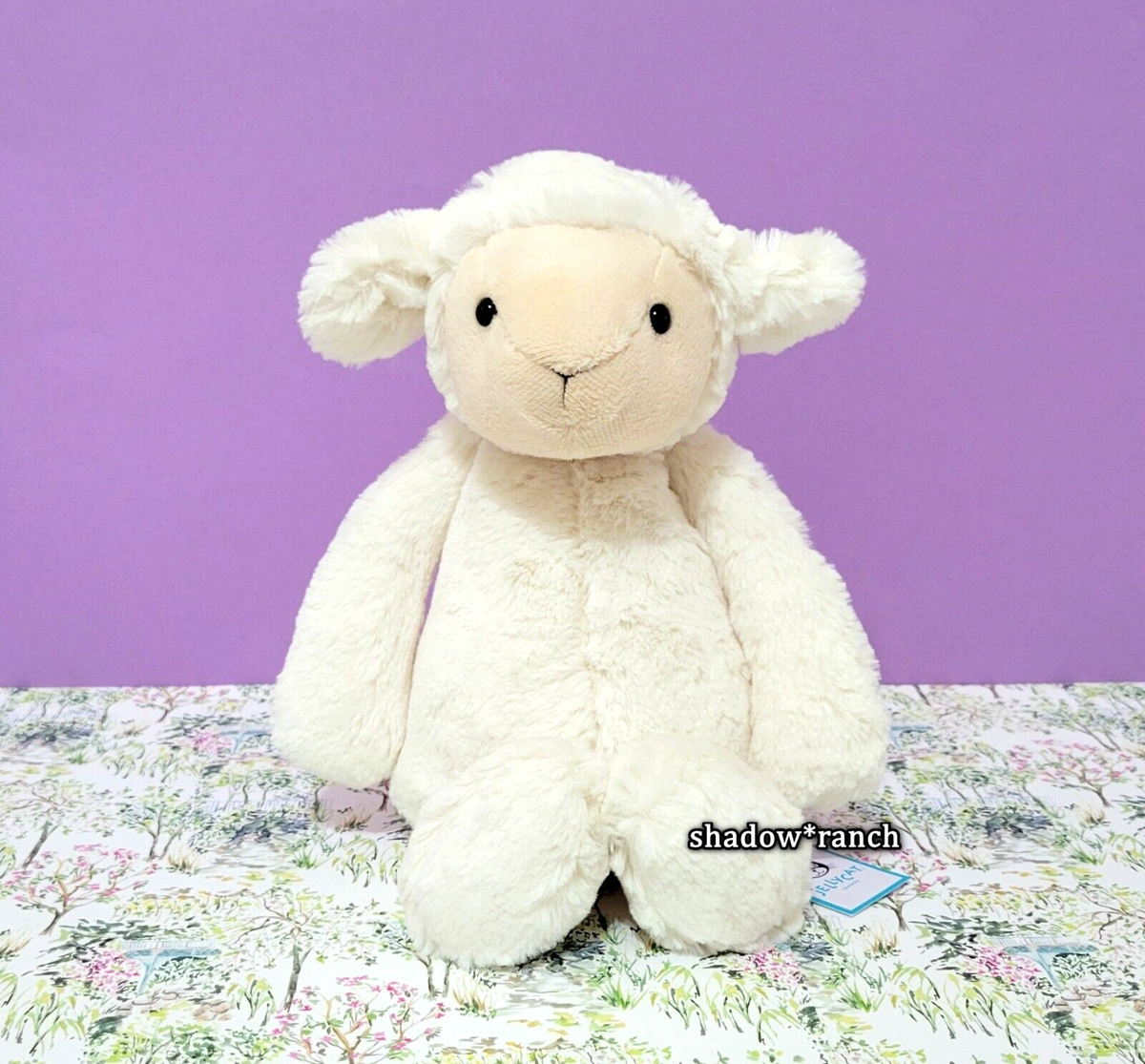 Jellycat Bashful Lamb Stuffed Animal Medium 12 Inches for sale