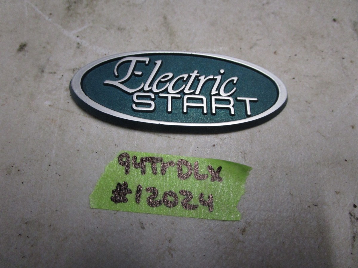 94 Polaris Indy Trail Deluxe 2 Up Snowmobile Electric Start Emblem