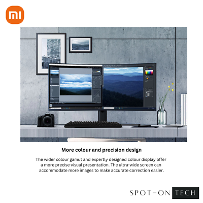 Xiaomi Mi Curved Gaming Monitor 34 Inch 3440 1440 Wqhd 21:9 144Hz