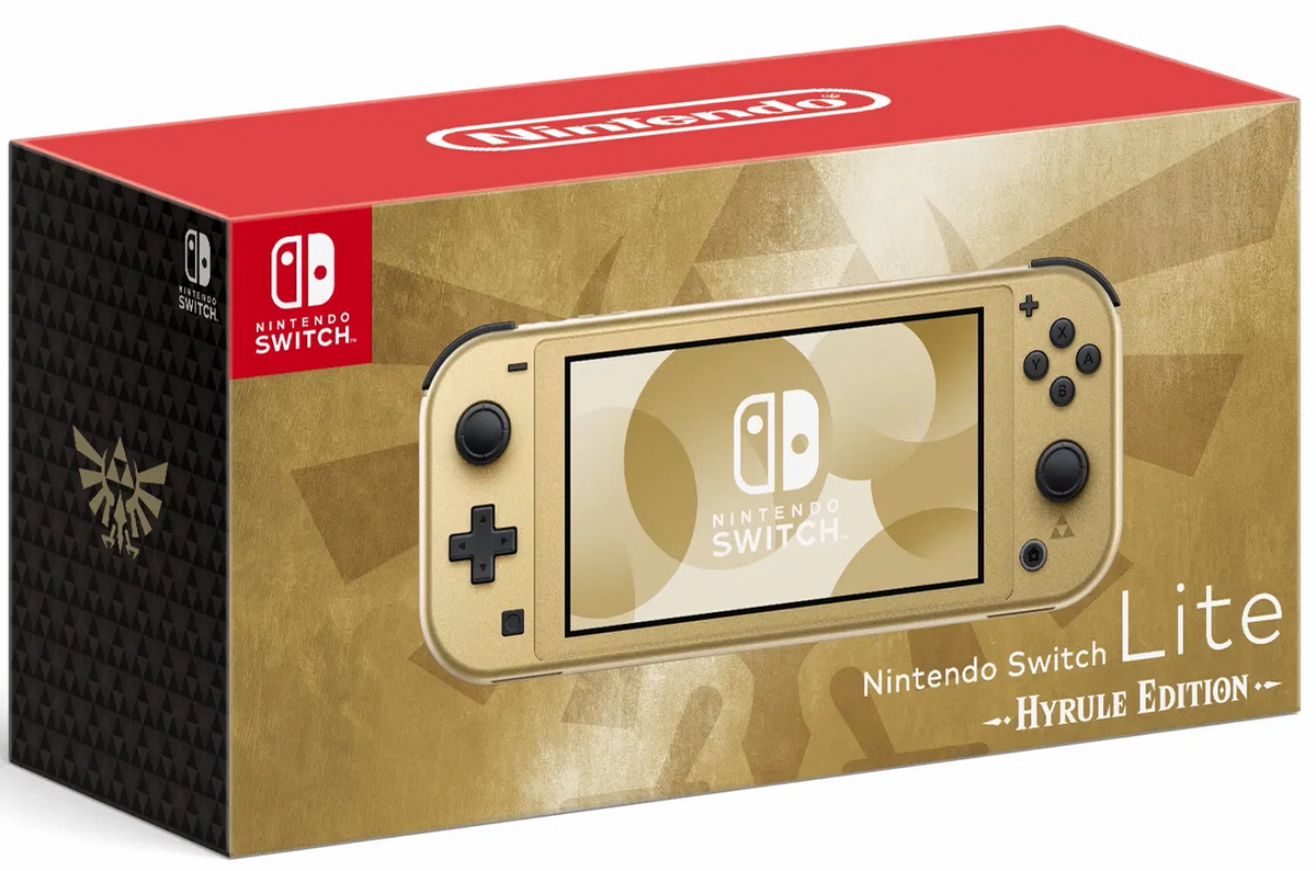 NEW Nintendo Switch Lite Legend of Zelda Hyrule Limited Edition