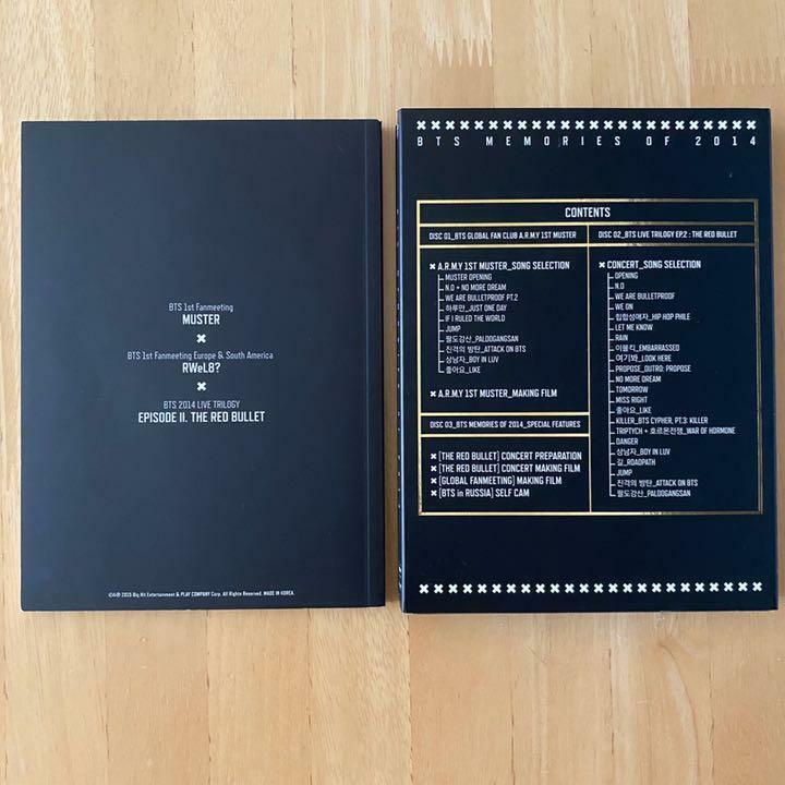 BTS Bangtan Boys Memories of 2014 3 DVD + PHOTO BOOK FULL SET | eBay