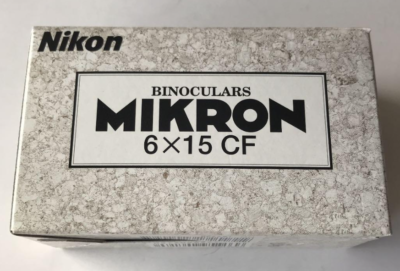 Nikon Binoculars Binocle Mikron 6x15 Silver M6X15 CF From Japan F