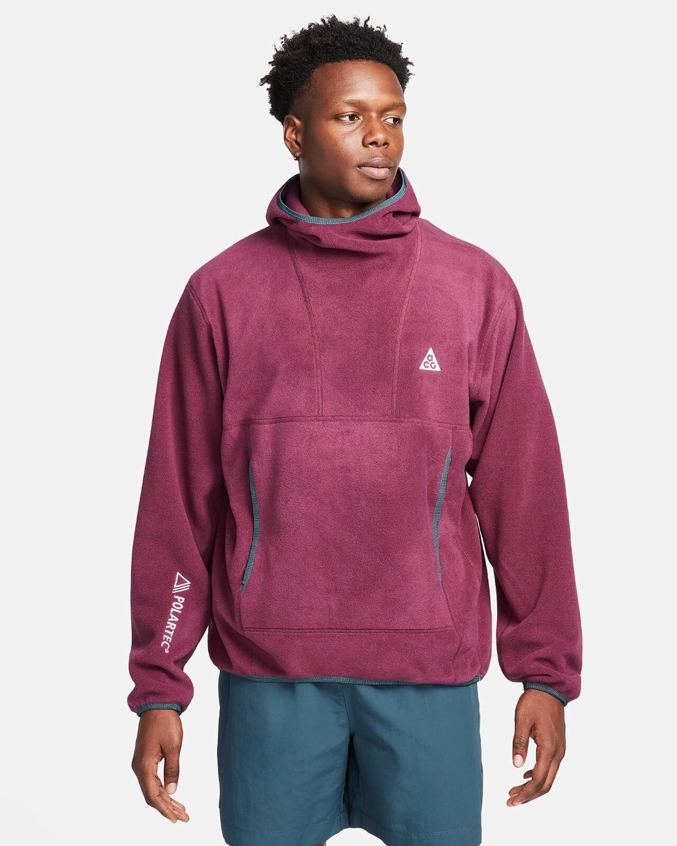 Nike ACG Fleece Hoodie Pullover Wolf Tree Polartec FN0370-681 $160