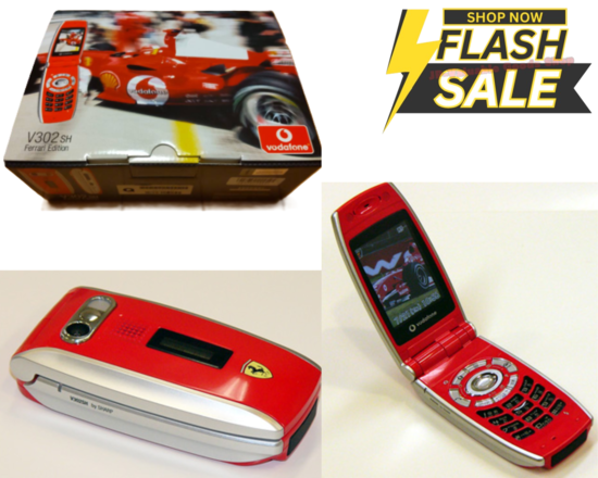 NEW] V302SH Ferrari Edition For Collectors Treasure Flip Vintage