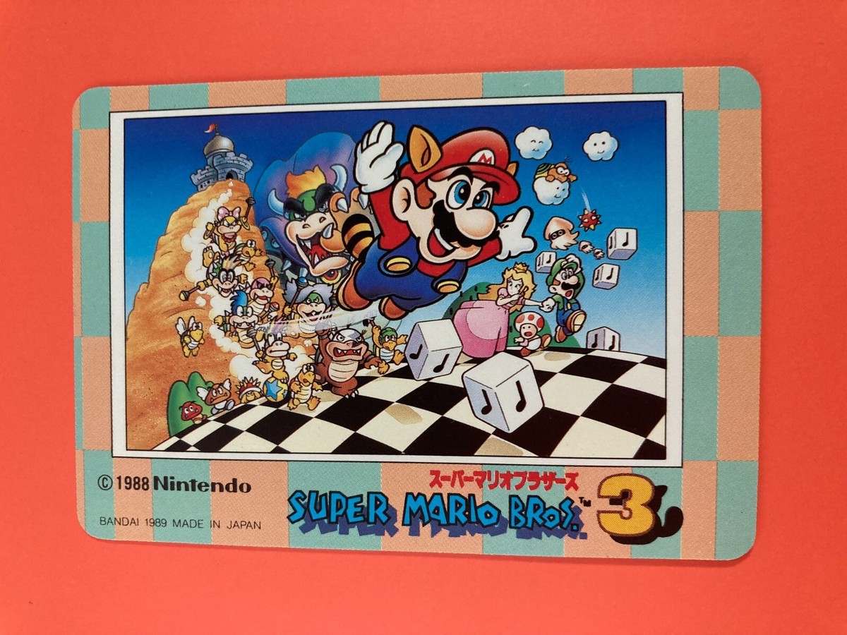 No.31 Teresa Super Mario Bros 3 Nintendo Game Card BANDAI Japanese