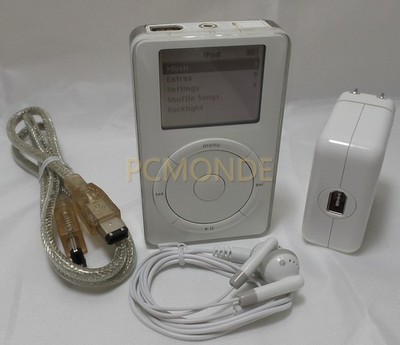 Vintage Apple iPod Classic M8541 5GB - 1st Generation - White