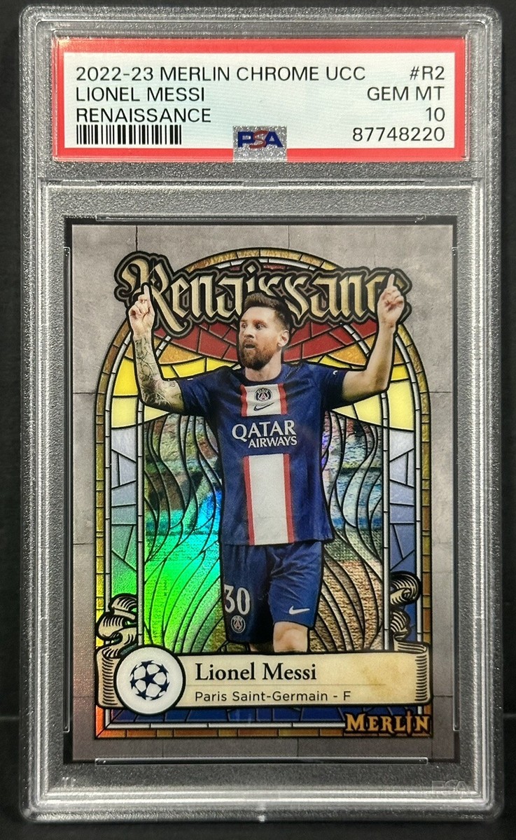 2022-23 Topps Chrome Merlin UCL 🐐Lionel Messi Renaissance Case
