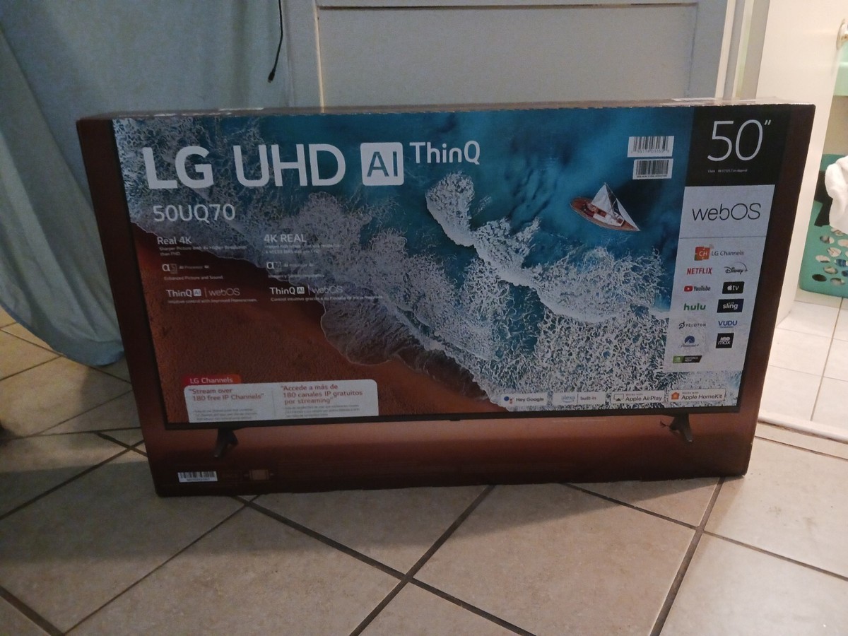 LG UHD AI THINQ WEBOS 50UQ70 REAL 4K 50