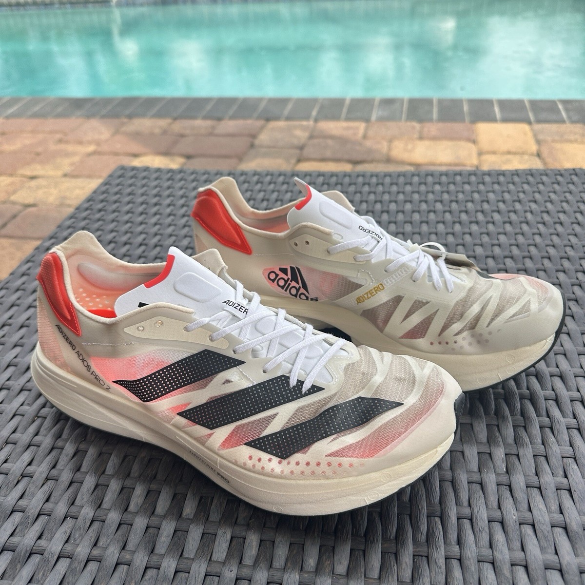 Adidas Adizero Adios Pro 2 Solar Red Men's Athletic Shoes FZ2477