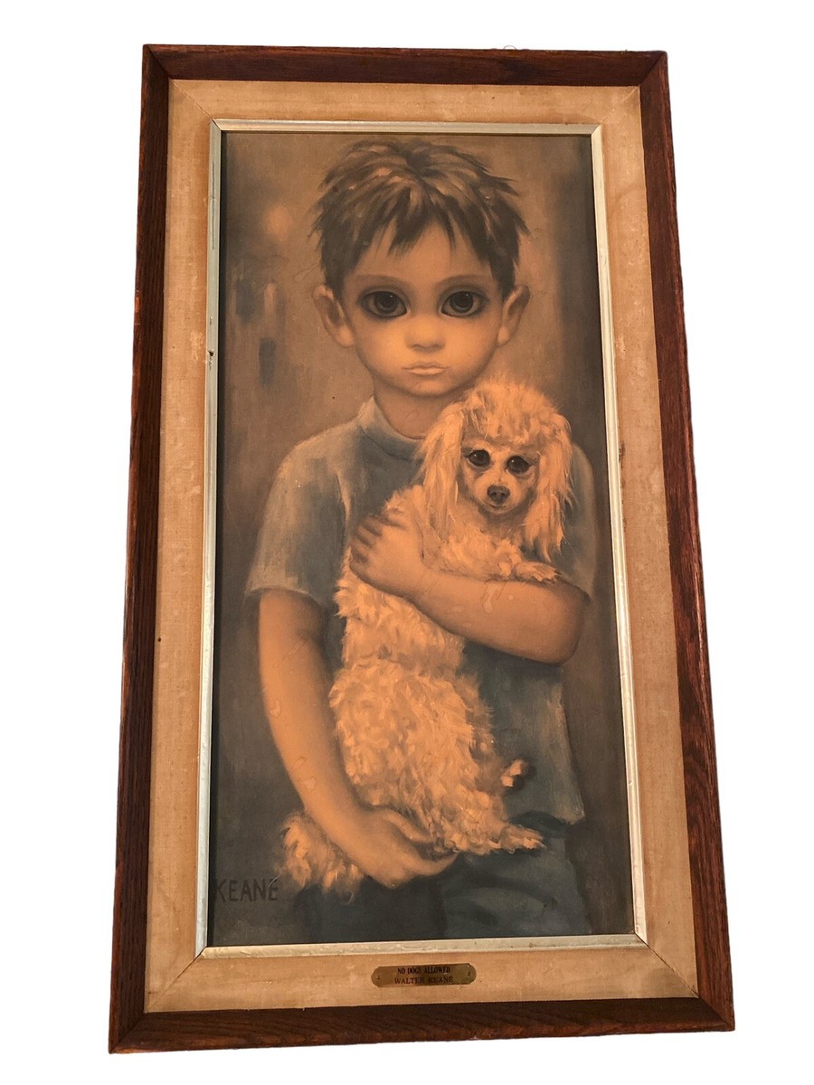 Margaret Keane 70s ヴィンテージ ポスター 額付「ALONE」 Margaret
