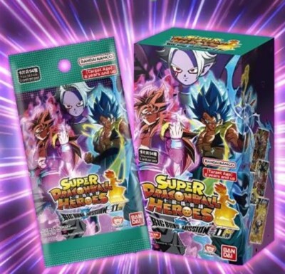 SUPER DRAGON BALL HEROES BIG BANG MISSION 11 cards Box of 20