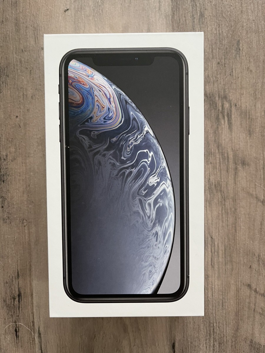 Original Retail Packaging For Apple iPhone XR 64GB / Black NO