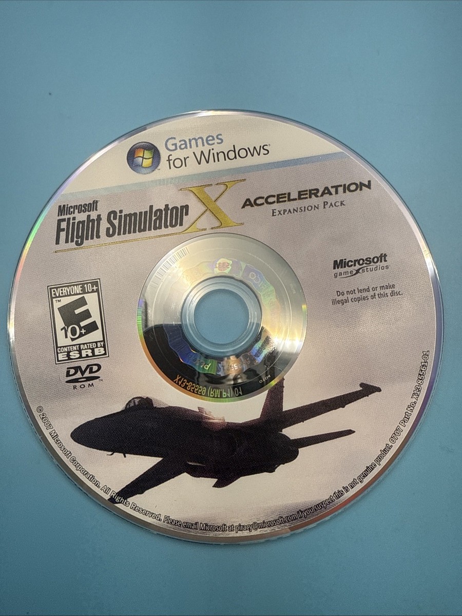 Microsoft Flight Simulator X Gold Edition PC Windows w