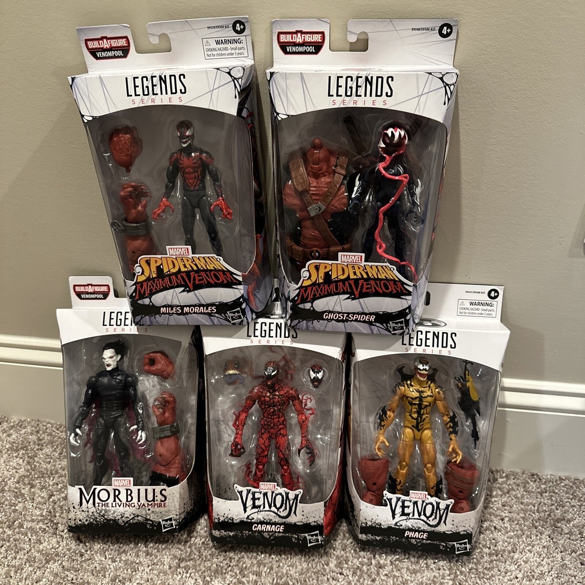 COMPLETE SET Marvel Legends BAF Venompool includes all 5 boxes! | eBay