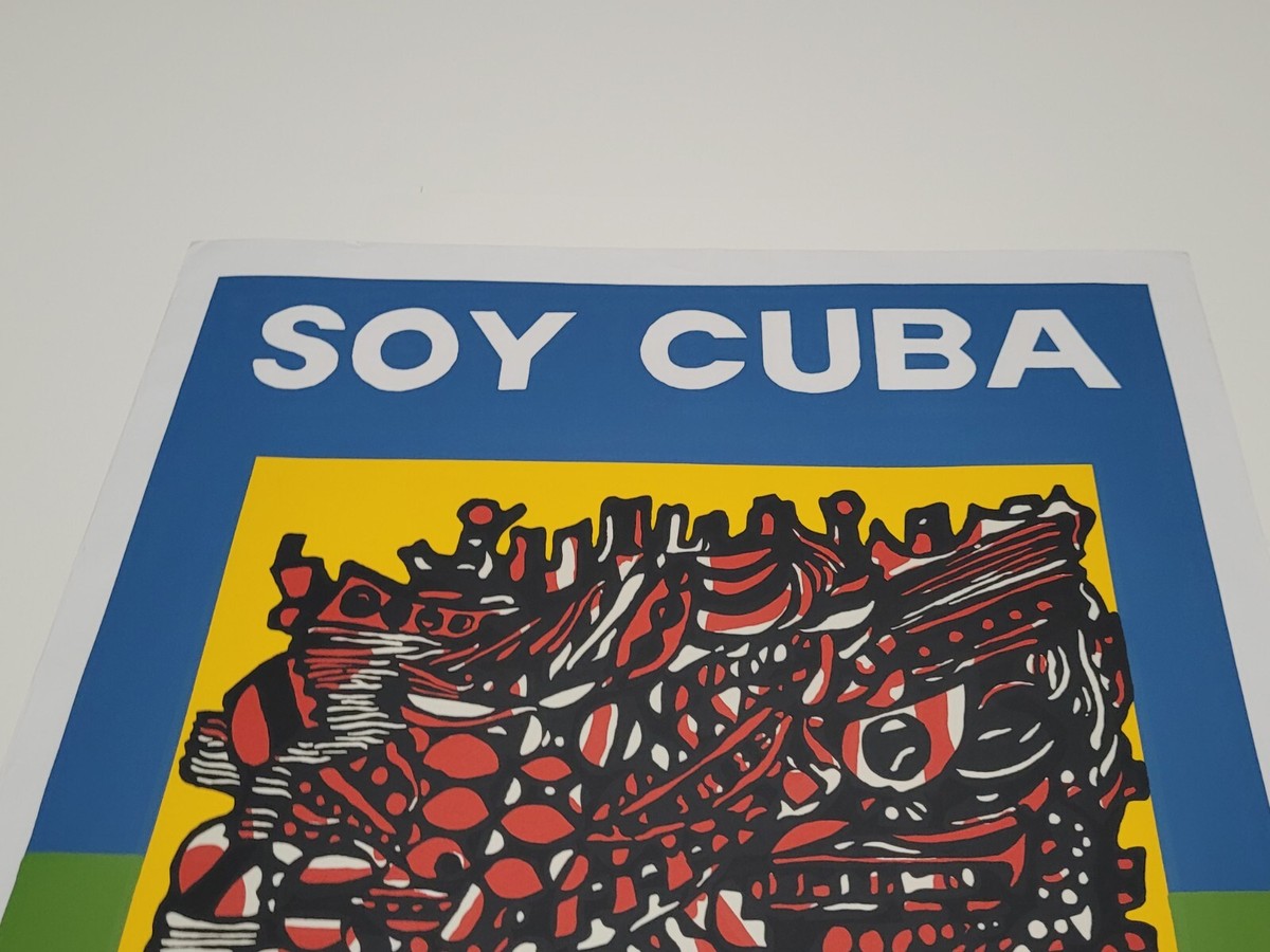 Soy Cuba, I Am Cuba, Cuban Silk-Screen Movie Art Poster by Rene