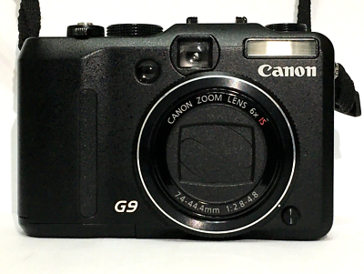 Canon PowerShot G9 12.1MP Digital Camera - Black for sale online
