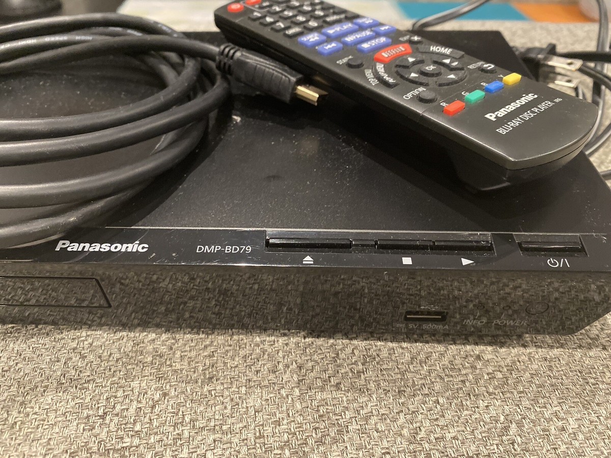 Panasonic DMP-BD79 Blu-ray DVD Player MP3 JPEG With Remote & HDMI