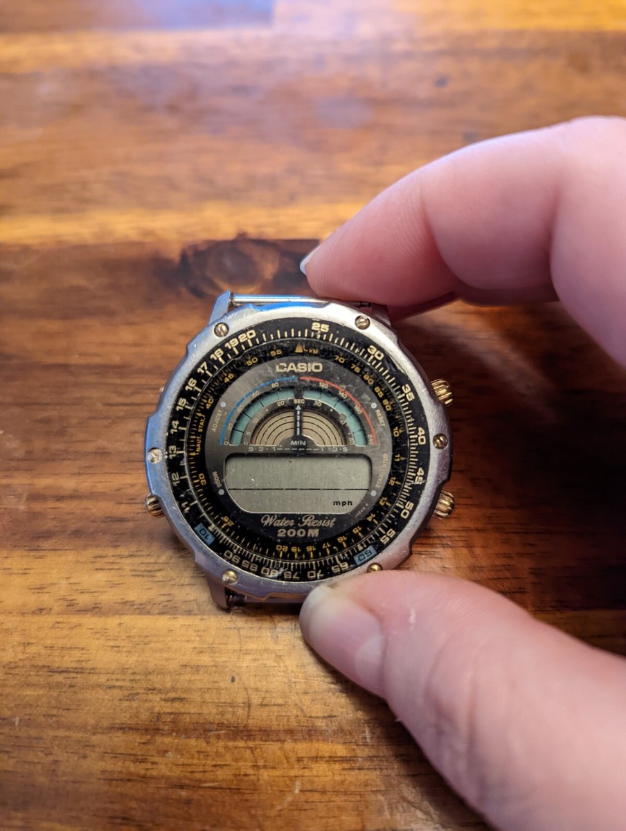 CASIO DW-7500 NOS Rare mod 913 with tachymeter vintage watch | eBay