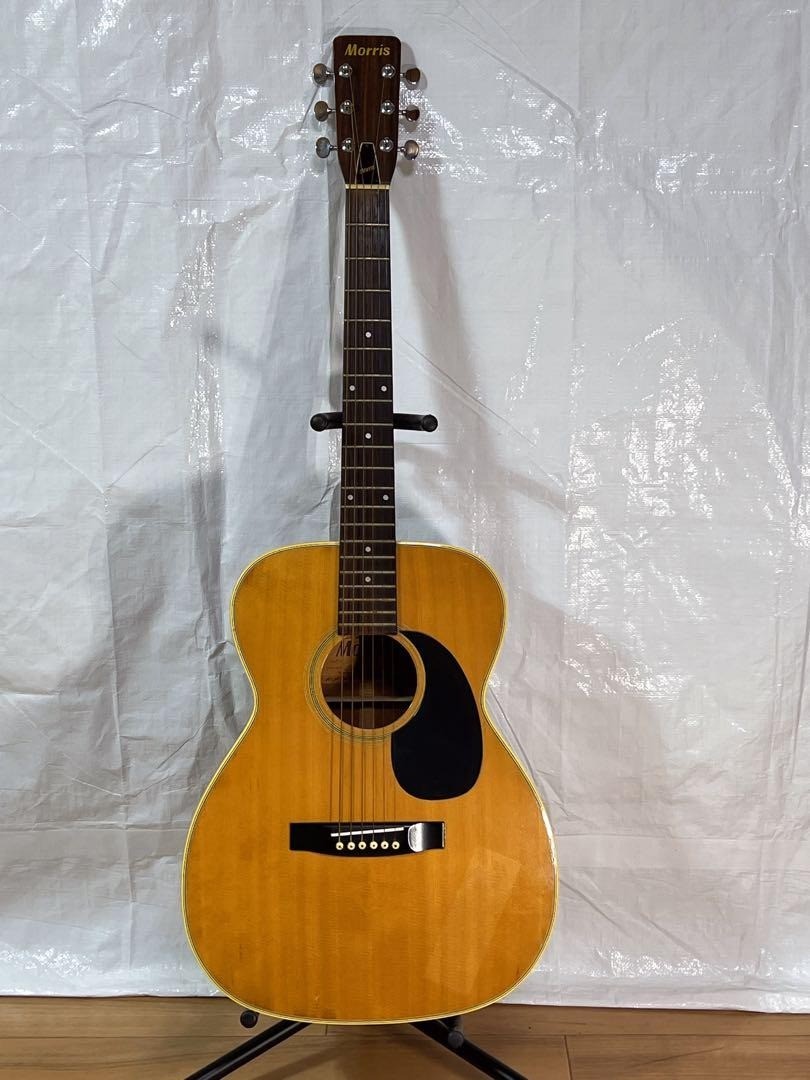 Morris Acoustic Guitar F-15 Folk Type Japan Vintage 70's made Used