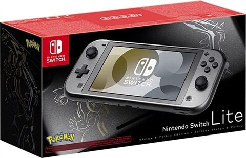 Nintendo Switch Lite Console 32GB Dialga & Palkia Black Boxed Used