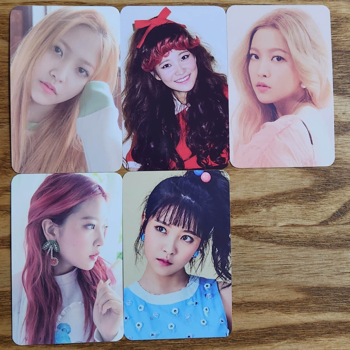 Yeri Official Photocard 5 pcs Set Red Velvet 8th Anniversary