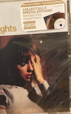 Taylor Swift SIGNED Midnights Mahogany CD Autographed Photo Insert