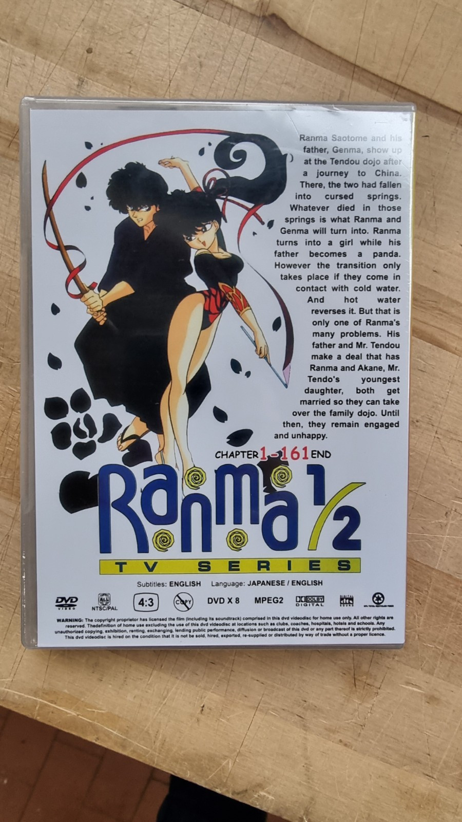 DVD Anime RANMA 1/2 Complete TV Series (Vol. 1-161 End) English