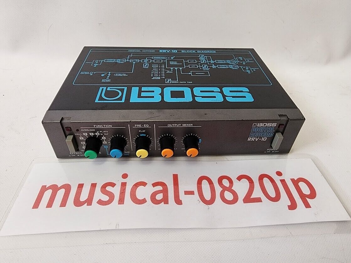 Boss RRV-10 Vintage Digital Reverb Guitar Effects Half Rack | eBay