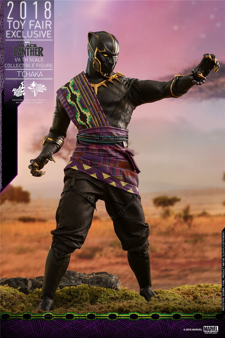 Hot Toys MMS487 Black Panther 1/6th scale T'Chaka Collectible