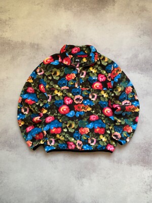 Stussy Floral Multicolor 1/4 Zip Pullover Size S | eBay