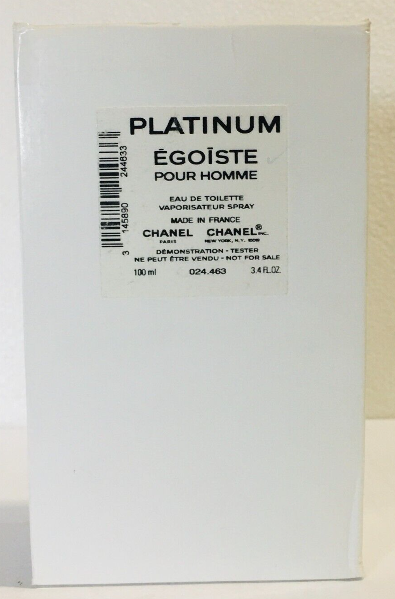 Egoiste Platinum Chanel for Men Eau de Toilette 100ml New in