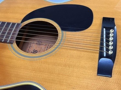 Morris Acoustic Guitar F-15 Folk Type Japan Vintage 70's made Used