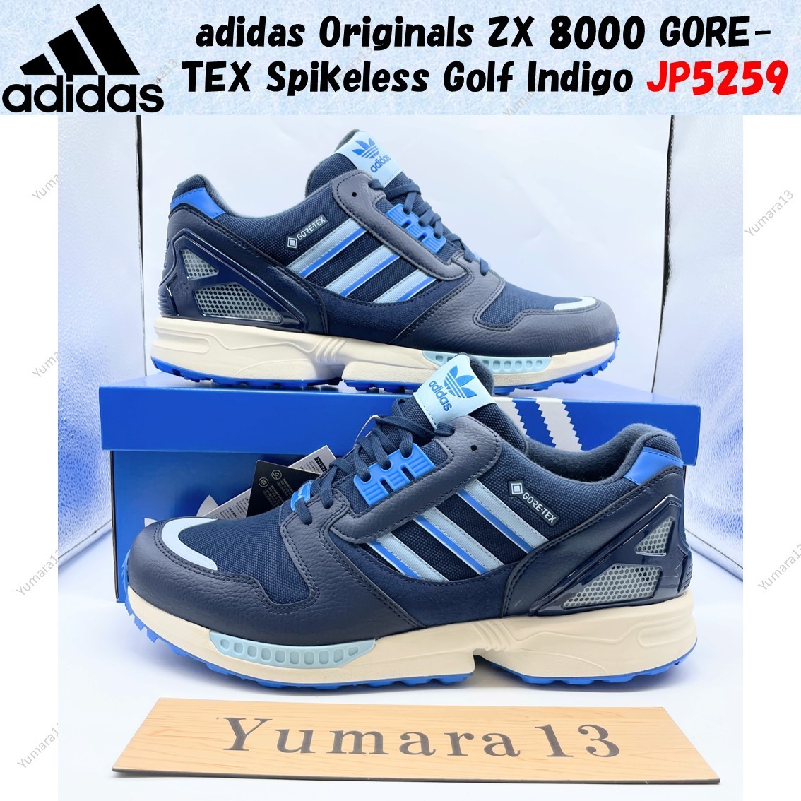adidas Originals ZX 8000 GORE-TEX Spikeless Golf Indigo JP5259