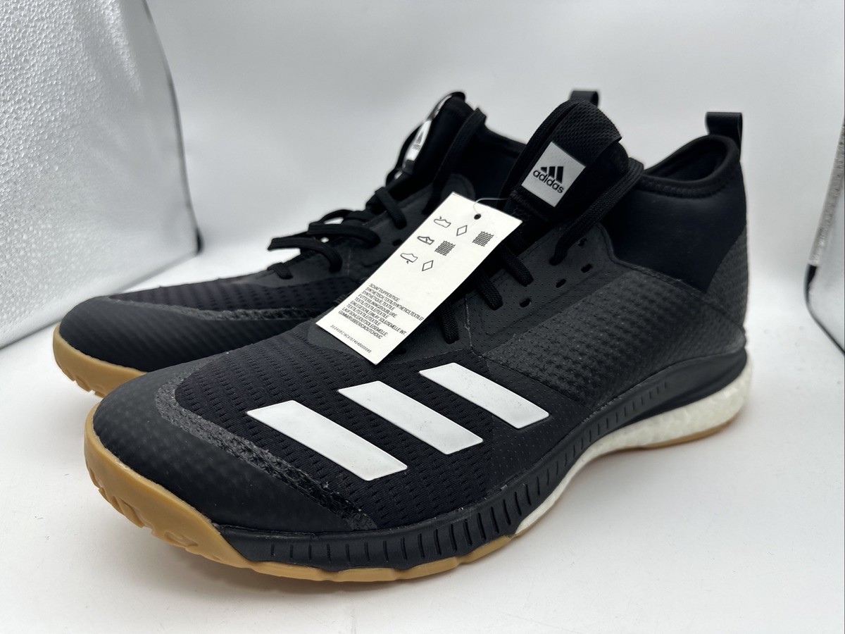 Adidas Boost Crazyflight X 3 Mid Core Black Gum Mens Shoes D97823
