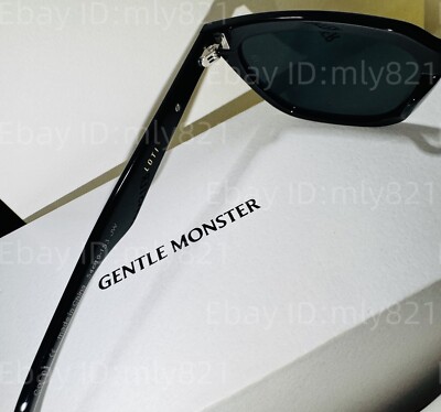 GentleMonster Sunglasses Loti 01 Black Frame Black Lenses | eBay