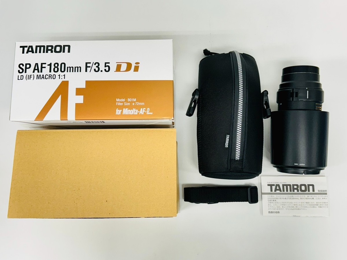 TAMRON SP AF 180mm f3.5 Di LD IF B01 Macro For Sony A Mount Near
