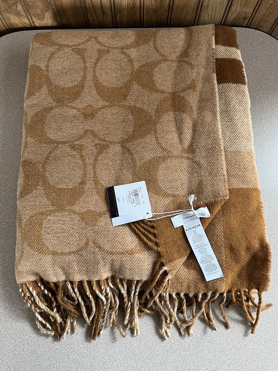 Coach Reversible Signature Wool Polyamide Cape Natural C6419 | eBay