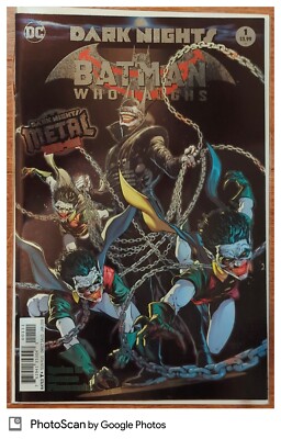 Dark Nights: Batman Who Laughs #1 foil cover DC 2018 | eBay