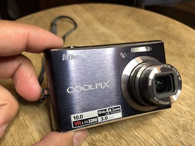 Nikon COOLPIX S610 10MP Digital Camera Midnight Blue 4x Zoom
